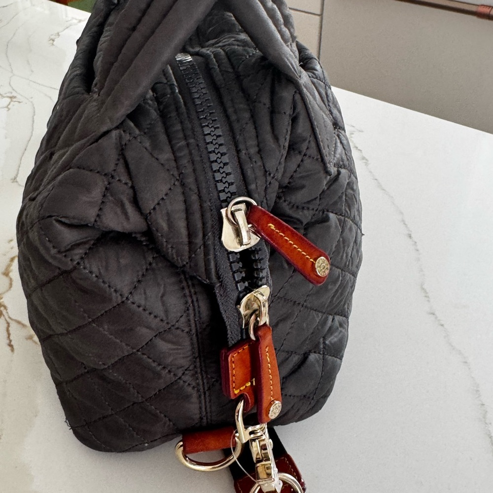 MZ Wallace Women's Quilted Gray Sutton Deluxe Crossbody Bag - Picture 7 of 15